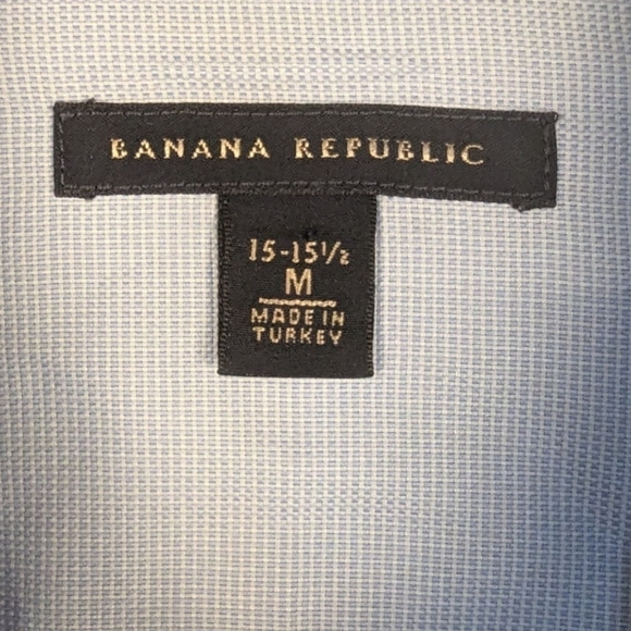 Banana Republic size 15 dress shirt blue - Picture 4 of 5
